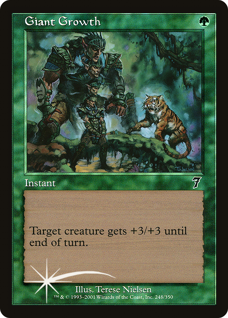 Giant Growth (7ED-248) - 7th Edition Foil