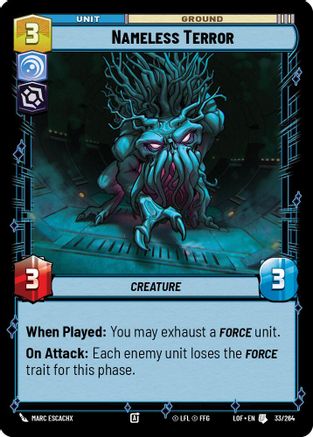 Nameless Terror (033/264) - Legends of the Force
