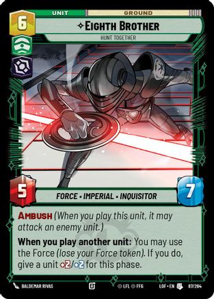 Eighth Brother - Hunt Together (087/264) - Legends of the Force