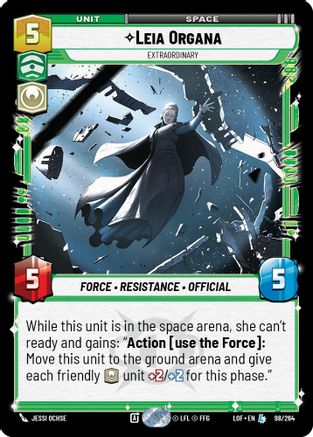 Leia Organa - Extraordinary (098/264) - Legends of the Force