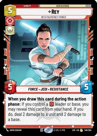 Rey - With Palpatine's Power (148/264) - Legends of the Force