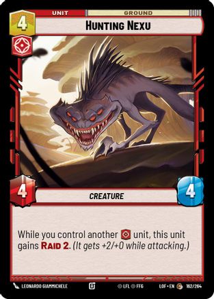 Hunting Nexu (162/264) - Legends of the Force