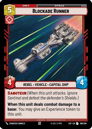Blockade Runner (166/264) - Legends of the Force