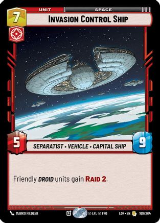 Invasion Control Ship (169/264) - Legends of the Force