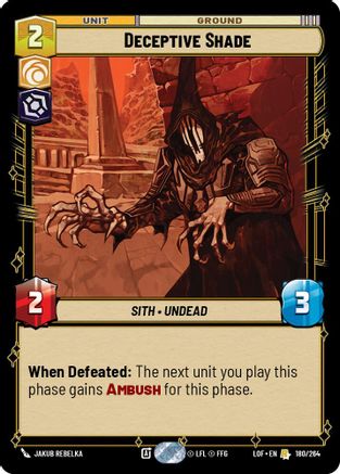 Deceptive Shade (180/264) - Legends of the Force