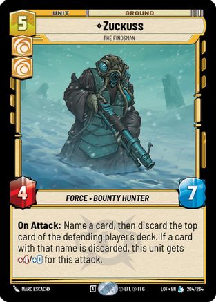 Zuckuss - The Findsman (204/264) - Legends of the Force