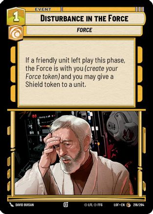Disturbance in the Force (216/264) - Legends of the Force