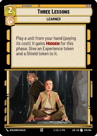 Three Lessons (225/264) - Legends of the Force