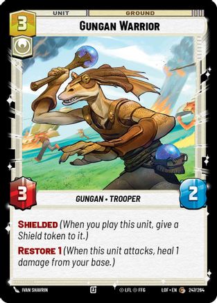 Gungan Warrior (247/264) - Legends of the Force