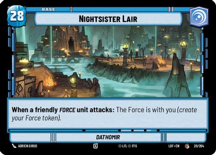 Nightsister Lair // Force (020/264 // T03/T03) - Legends of the Force