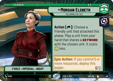 Morgan Elsbeth - Following the Call (Hyperspace) (269) - Legends of the Force