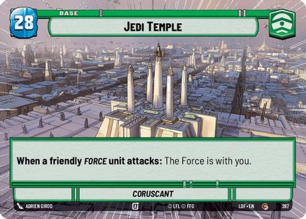 Jedi Temple // Shield (Hyperspace) (287 // T02) - Legends of the Force