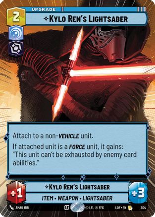 Kylo Ren's Lightsaber (Hyperspace) (304) - Legends of the Force