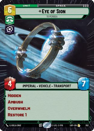Eye of Sion - To Peridea (Hyperspace) (352) - Legends of the Force