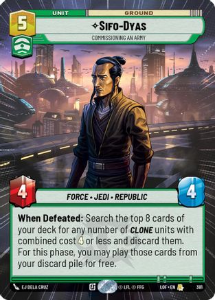 Sifo-Dyas - Commissioning An Army (Hyperspace) (381) - Legends of the Force