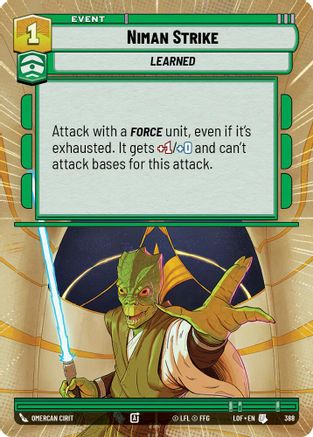 Niman Strike (Hyperspace) (388) - Legends of the Force