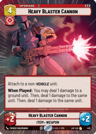 Heavy Blaster Cannon (Hyperspace) (435) - Legends of the Force