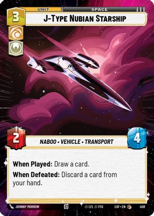 J-Type Nubian Starship (Hyperspace) (458) - Legends of the Force