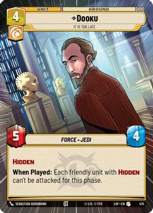 Dooku - It Is Too Late (Hyperspace) (475) - Legends of the Force