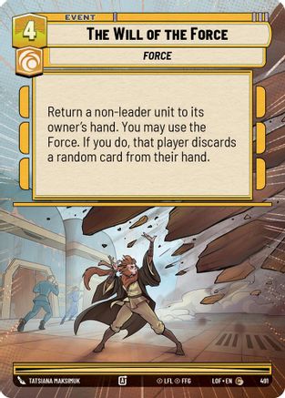 The Will of the Force (Hyperspace) (491) - Legends of the Force
