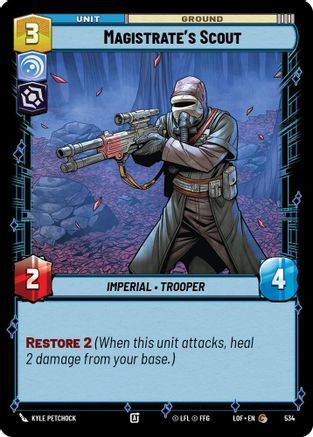Magistrate's Scout (Foil) (534) - Legends of the Force Foil