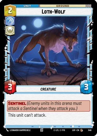 Loth-Wolf (Foil) (546) - Legends of the Force Foil