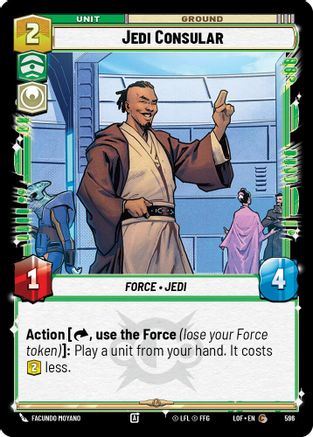 Jedi Consular (Foil) (596) - Legends of the Force Foil