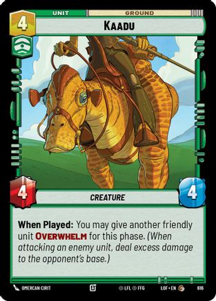 Kaadu (Foil) (616) - Legends of the Force Foil