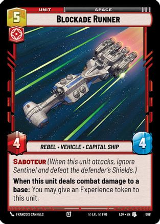 Blockade Runner (Foil) (668) - Legends of the Force Foil