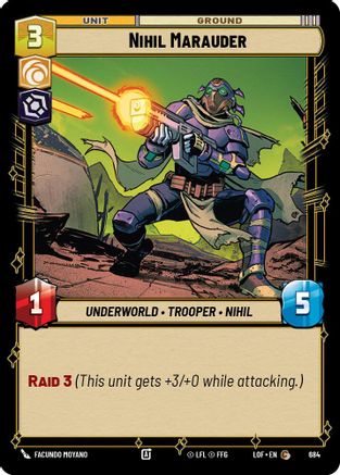Nihil Marauder (Foil) (684) - Legends of the Force Foil