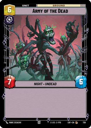 Army of the Dead (Foil) (738) - Legends of the Force Foil
