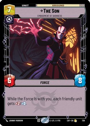 The Son - Embodiment of Darkness (Foil) (739) - Legends of the Force Foil