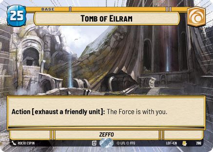 Tomb of Eilram (Hyperspace Foil) (770) - Legends of the Force Foil