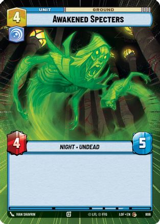 Awakened Specters (Hyperspace Foil) (806) - Legends of the Force Foil