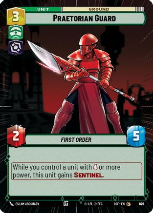 Praetorian Guard (Hyperspace Foil) (825) - Legends of the Force Foil