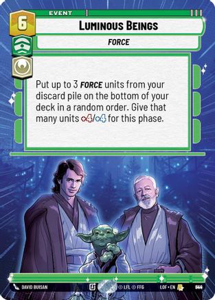 Luminous Beings (Hyperspace Foil) (844) - Legends of the Force Foil