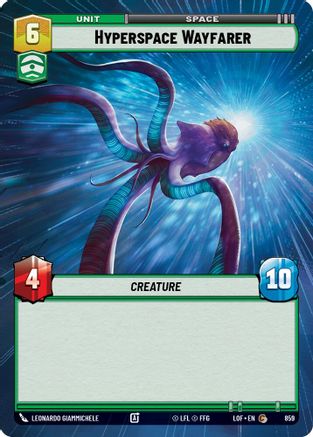 Hyperspace Wayfarer (Hyperspace Foil) (859) - Legends of the Force Foil