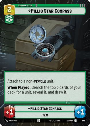 Pillio Star Compass (Hyperspace Foil) (862) - Legends of the Force Foil