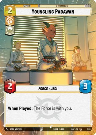 Youngling Padawan (Hyperspace Foil) (933) - Legends of the Force Foil