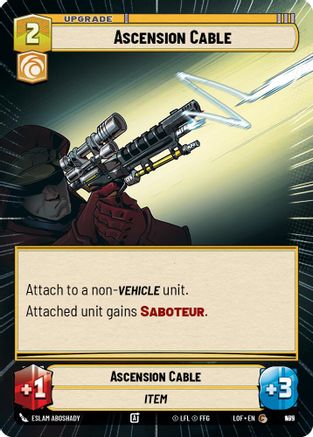 Ascension Cable (Hyperspace Foil) (955) - Legends of the Force Foil