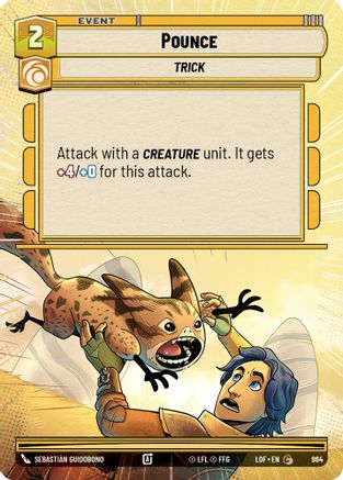 Pounce (Hyperspace Foil) (964) - Legends of the Force Foil