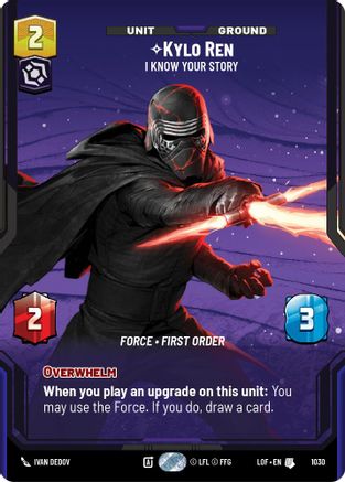 Kylo Ren - I Know Your Story (Prestige) (1030) - Legends of the Force