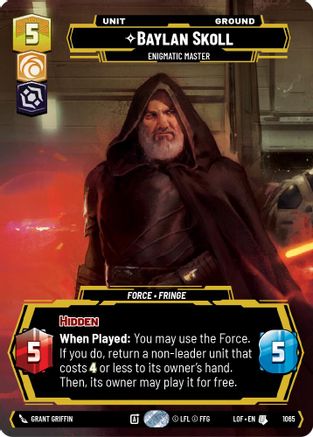 Baylan Skoll - Enigmatic Master (Prestige) (1065) - Legends of the Force