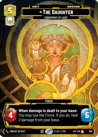 The Daughter - Embodiment of Light (Prestige Foil) (1108) - Legends of the Force Foil