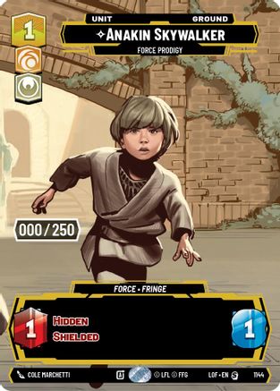 Anakin Skywalker - Force Prodigy (Serialized) (1144) - Legends of the Force Foil