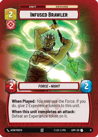 Infused Brawler (31) - Organized Play Promos Foil