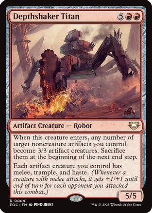 Depthshaker Titan (EOC-009) - Commander: Edge of Eternities