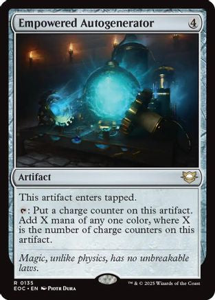 Empowered Autogenerator (EOC-135) - Commander: Edge of Eternities