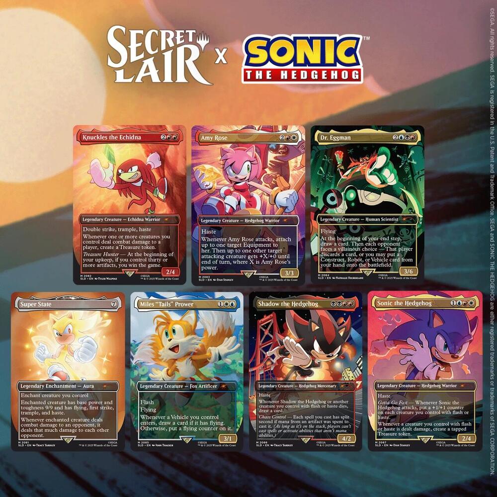 Magic the Gathering - Secret Lair x Sonic - Friends & Foes - Non-Foil