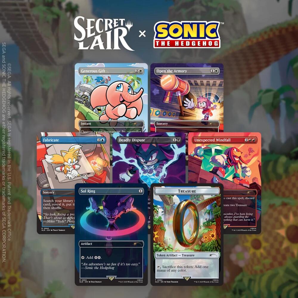 Magic the Gathering - Secret Lair x Sonic - Chasing Adventure - Non-Foil